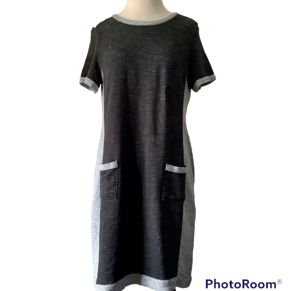Elegant Black and Gray Women's Dress